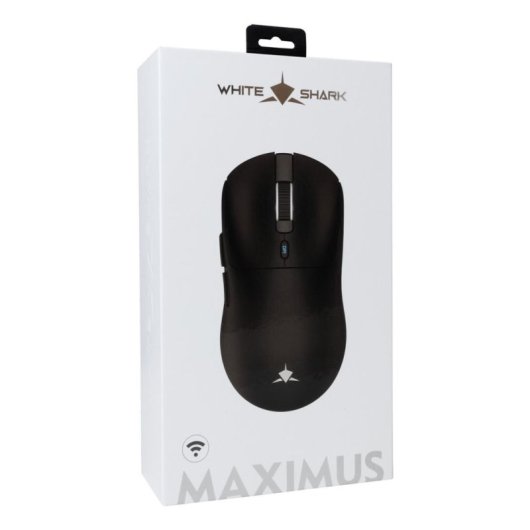 Rato White Shark MAXIMUS Bluetooth 26000 DPI Preto 6 Botões