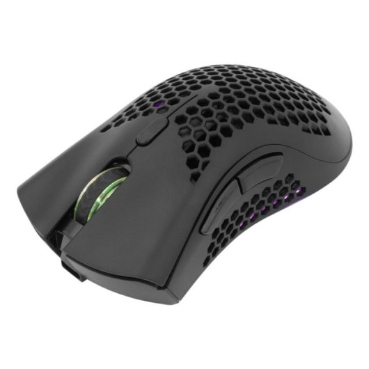 Rato White Shark LIONEL-B Bluetooth 10000 DPI Ambidestro Preto Iluminação