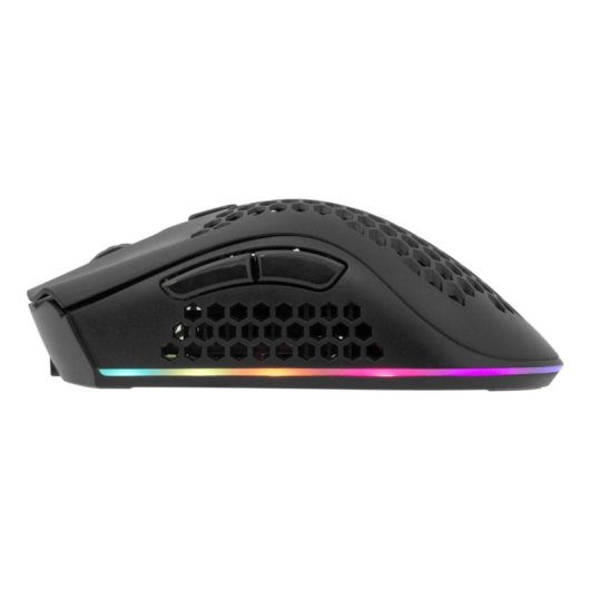 Rato White Shark LIONEL-B Bluetooth 10000 DPI Ambidestro Preto Iluminação
