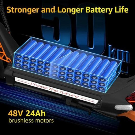 Elektroroller CUNFON RZ800 2400W Reichweite 80km Doppelfederung Schwarz