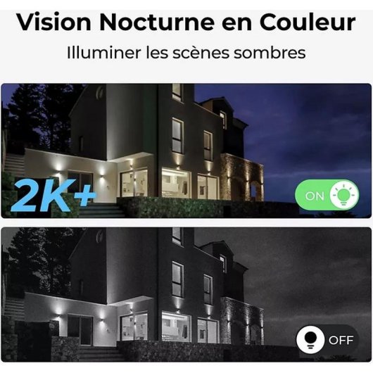 Caméra de surveillance REOLINK B330 2K Vision Nocturne Extérieure Panneau Solaire