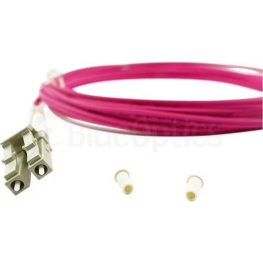Netzwerkkabel BlueOptics B2PA-BO LC-LC OM4 Multimode 1 m beige