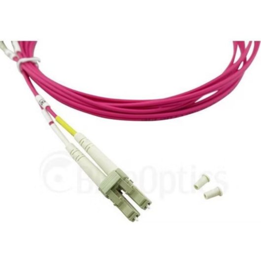 Netzwerkkabel BlueOptics B2PA-BO LC-LC OM4 Multimode 1 m beige