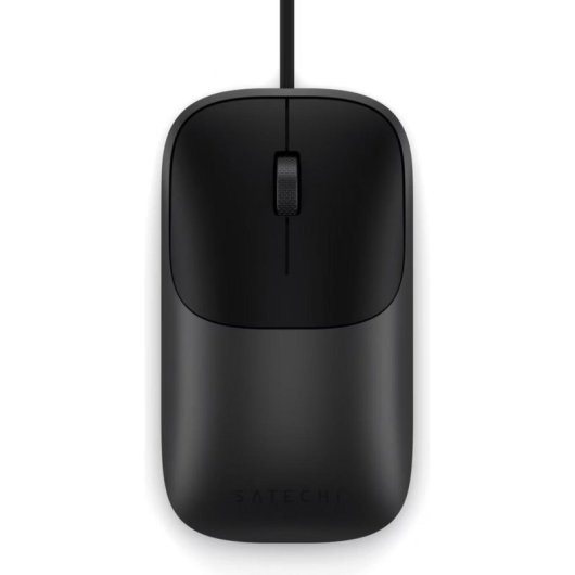 Ratón Satechi Slim LX USB-C Filaire 1200 DPI Noir Space Black