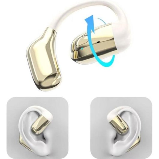 Cuffie Dudao U4A wireless Bluetooth 5.3 Over Ear con microfono beige oro