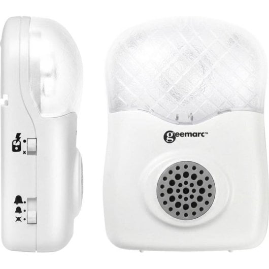 Timbre Geemarc CL12 con amplificador de volumen y señal luminosa