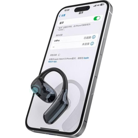 Dudao U4A kabellose Bluetooth 5.3 Over Ear Kopfhörer mit Mikrofon und IPX5 schwarz