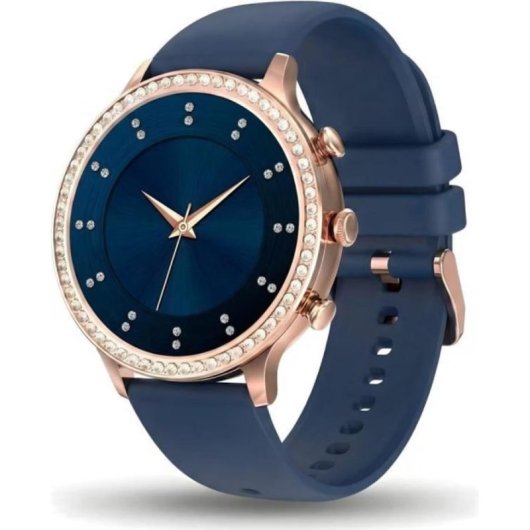 Gravity GT5-6 Bluetooth 1,32" Rose Gold Cinturino M/L IP68 Misuratore Pressione Cardio
