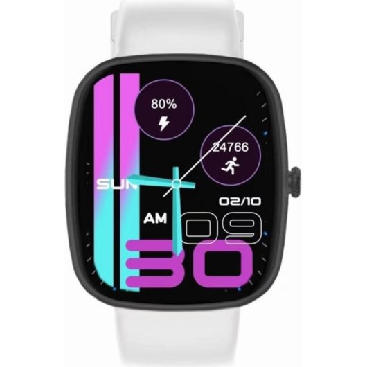 Gravity GT18 Bluetooth 1,83" Noir Bracelet Unique IP68 Cardiofréquencemètre Monitorage du sommeil