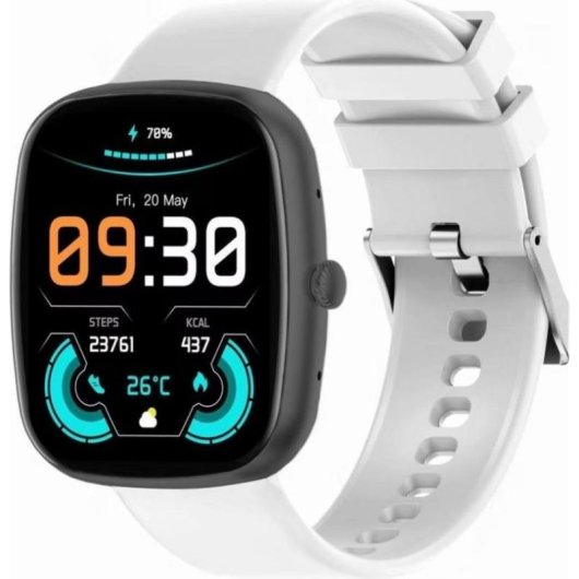 Gravity GT18 Bluetooth 1,83" Noir Bracelet Unique IP68 Cardiofréquencemètre Monitorage du sommeil