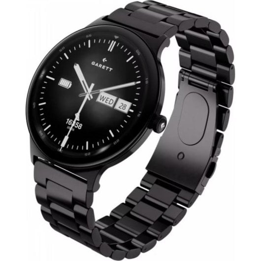 Garett Quantum Bluetooth 43mm Argent Acier Bracelet Argent