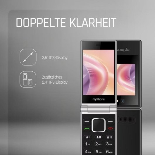 Myphone Tango 2 LTE 4G 3,5" Dual SIM Negro y Plata