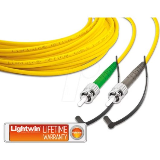 Cable de fibra óptica Wirewin LSP-50 ST-ST OM2 multimodo 1 m