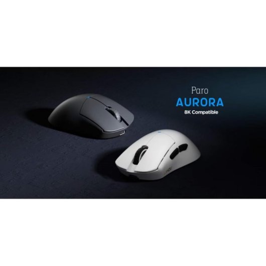 Ratón Lamzu Paro Aurora Gaming Wireless 30000 DPI Nero Charcoal Black