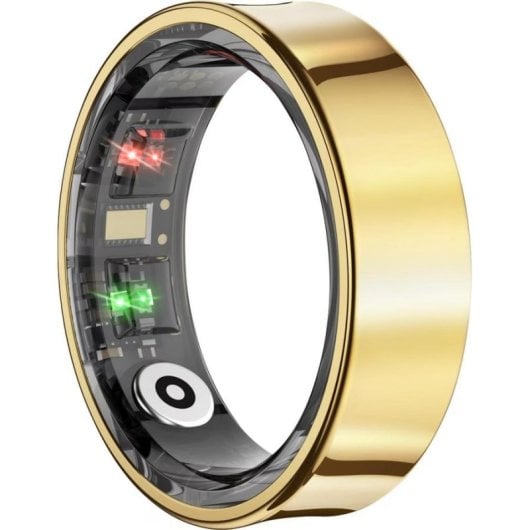 Anillo inteligente Avizar R09 Talla 9 Bluetooth IP68 Autonomía 7 días Oro