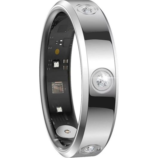 Anello intelligente Avizar Venus Taglia 12 Bluetooth IP68 Autonomia 5 giorni iOS/Android Argento