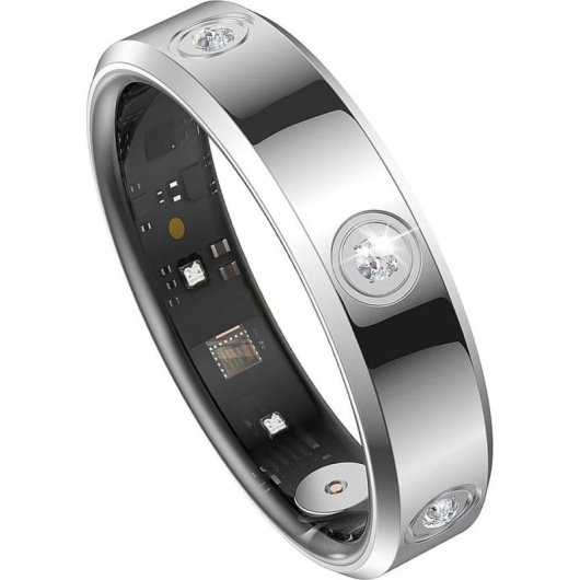 Anello intelligente Avizar Venus Taglia 12 Bluetooth IP68 Autonomia 5 giorni iOS/Android Argento