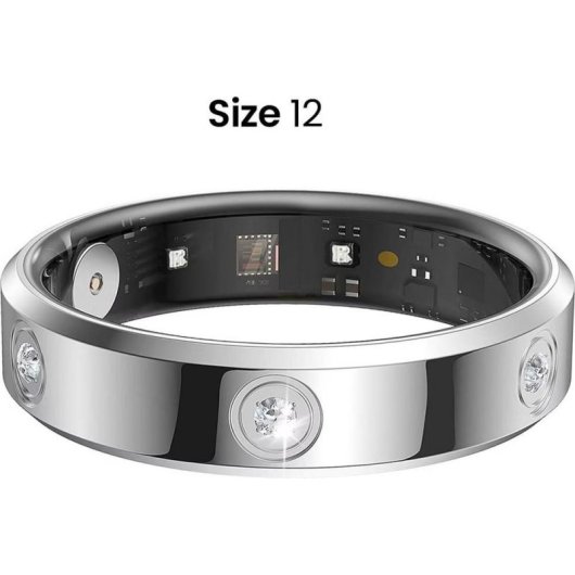 Anello intelligente Avizar Venus Taglia 12 Bluetooth IP68 Autonomia 5 giorni iOS/Android Argento