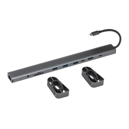 Hub Bluestork USB-C 10 ports avec Ethernet RJ45 et garantie 3 ans