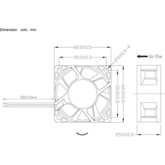Kühlung Luft Tru Components 60 mm TC-MX6025-12V leise effizient