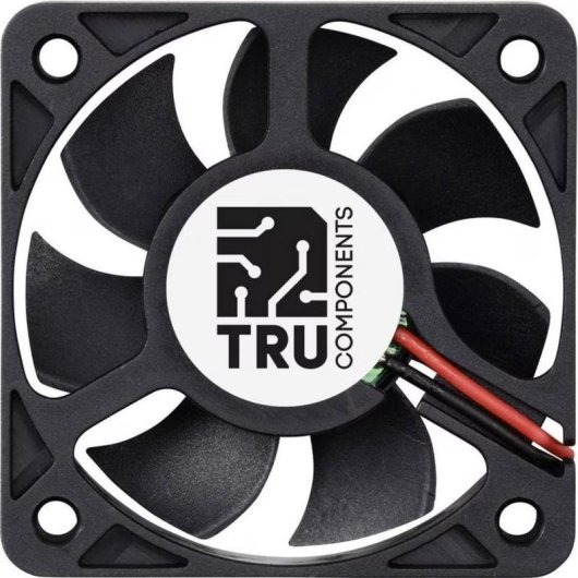 Refrigeración aire Tru Components 50 mm TC-MX5010 compacto y silencioso