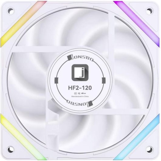 Refrigeración aire Jonsbo PWM ARGB 120mm HF2-120WR Blanco 2200 RPM