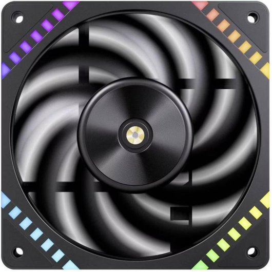 Refrigeración aire Jonsbo 120 mm HF2-120B PWM RGB negra eficiente
