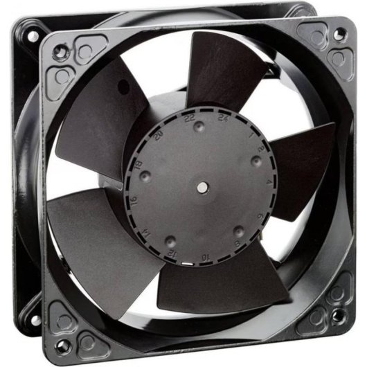 Refrigeração Ar Papst 119mm 4900 RPM Rolamento Duplo Sem LED