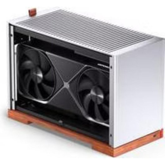 Caja PC Jonsbo T9 Plata PCIe 5.0 Torre Mini con Acentos de Madera