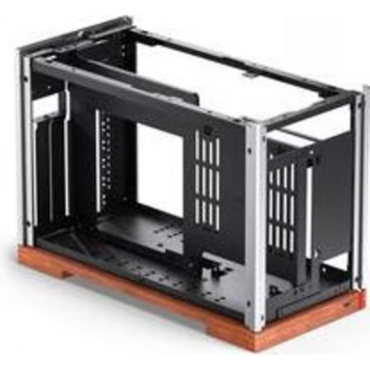 Caja PC Jonsbo T9 Plata PCIe 5.0 Torre Mini con Acentos de Madera