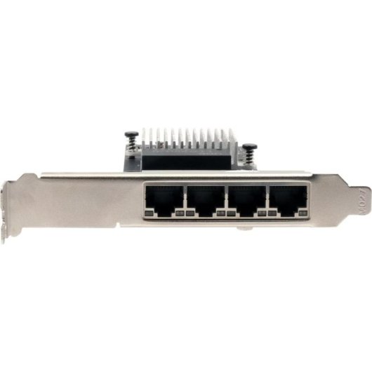 Tarjeta de red Exsys EX-60204 PCI Express x4 1 Gbit/s 4 puertos RJ45 Gigabit