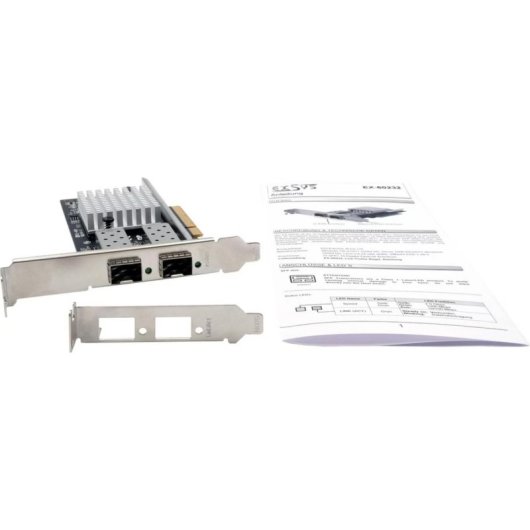 Netzwerkkarte Exsys EX-60232 PCI Express x8 10 Gbps Dual Port SFP+
