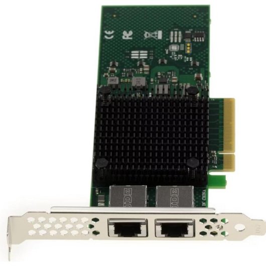 Carte Réseau Kalea-informatique PCI Express x8 80 Gbit/s Dual RJ45 Noire