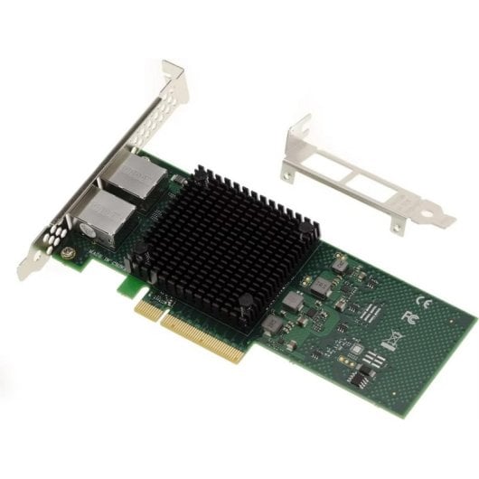 Carte Réseau Kalea-informatique PCI Express x8 80 Gbit/s Dual RJ45 Noire