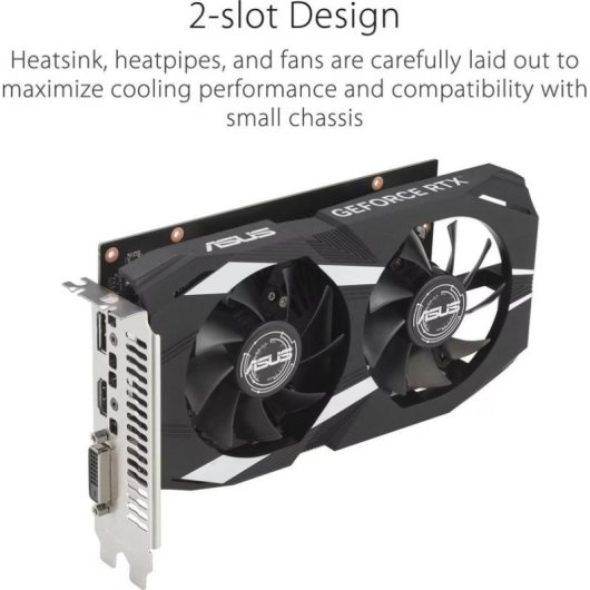 Carte Graphique ASUS GeForce RTX 3050 LP BRK OC Edition 6GB GDDR6 Low Profile