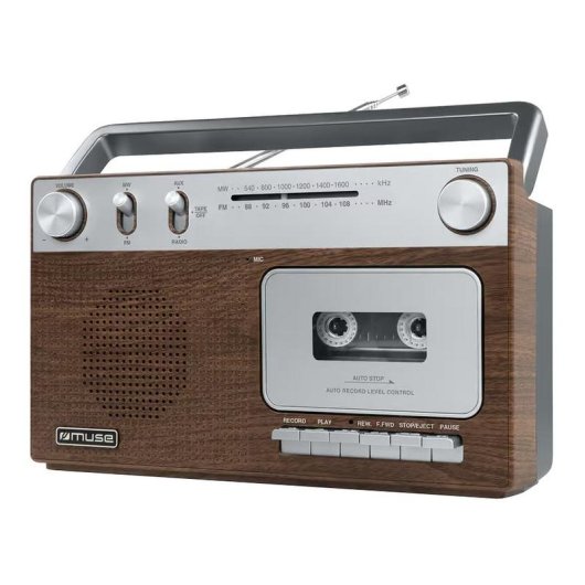 Radio Kassette Muse M-152 WS Tragbar mit Integriertem Mikrofon