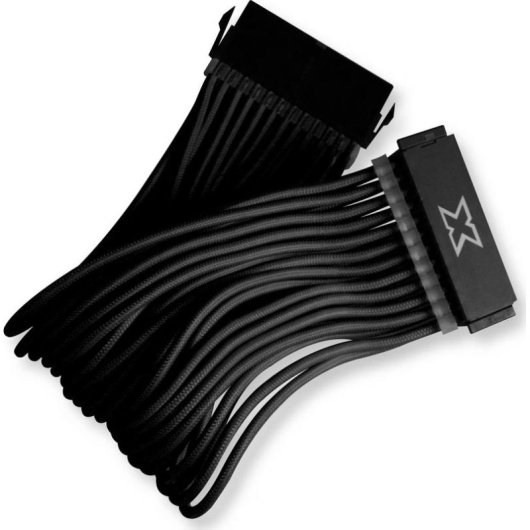 Cable interne extension Xigmatek iCable MB ATX 20/24 pines 25 cm noir