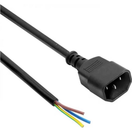 Cabo de alimentação Akyga AK-OT-10C 3m 10A preto