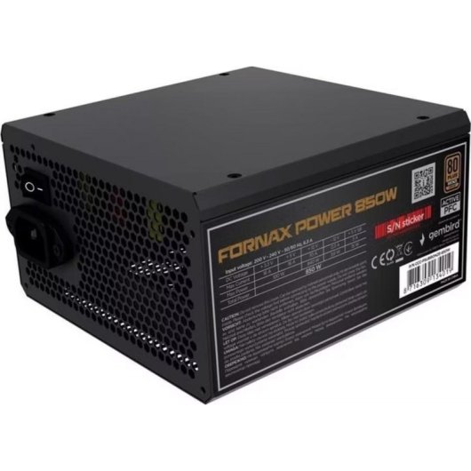 Netzteil Gembird CCC-PSU80PLUS-850W-10 850W 80+ Bronze fest verbaut