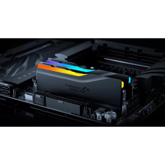 Mémoire RAM G.Skill Trident Z5 NeoX RGB 32Go DDR5 2x16Go 6000MHz CL36 EXPO AMD Noir design élégant