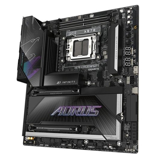 Placa Base GIGABYTE X870 AORUS INFINITY AMD X870 Zócalo AM5 DDR5 Extended ATX Wi-Fi 7
