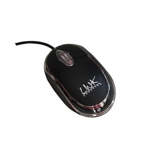 Ratón LINK LKMOS04 USB Type-A Optique 3 Boutons Noir Droitier