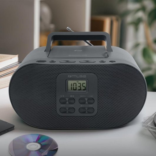 Radio portatile Muse M-33 BT con lettore CD e Bluetooth