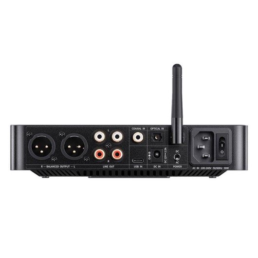DAC Amplificador FiiO K13 R2R Negro USB-C Bluetooth 6,35mm 4,4mm