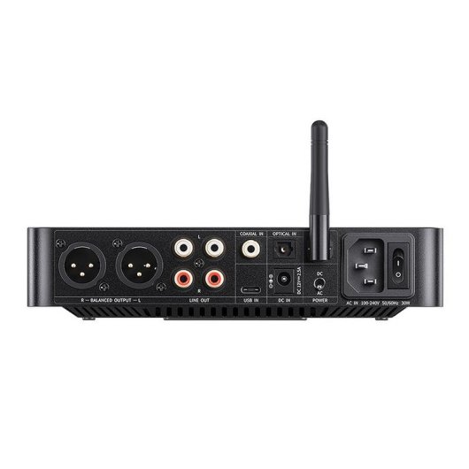 DAC Amplificador FiiO K13 R2R Negro USB-C Bluetooth 6,35mm 4,4mm