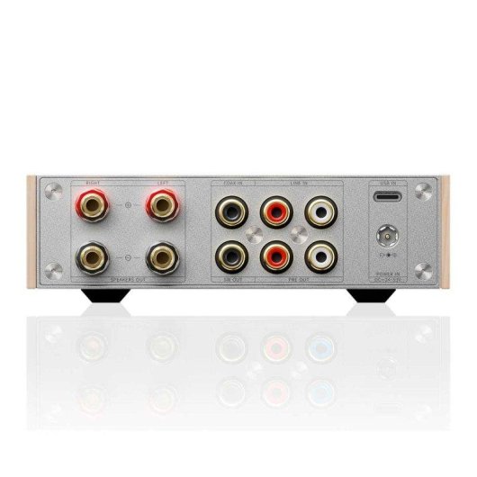Amplificador Integrado Fiio Level 1 60W RMS Bluetooth DAC USB Prateado