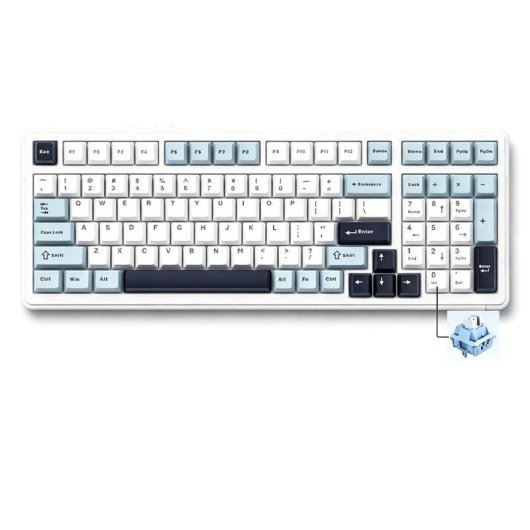 Clavier Autrucker Aula F99 96% Hot-swappable RGB Batterie 8000mAh