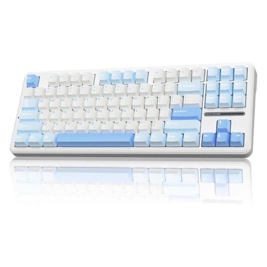 Teclado Autrucker Aula F87 mecánico inalámbrico hot-swappable RGB