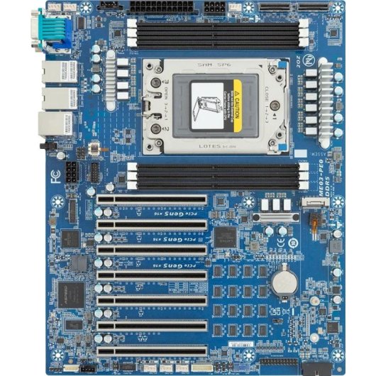 Placa Base Gigabyte ME03-PE0 AMD EPYC 8004 SP6 DDR5 ATX Sin Wifi