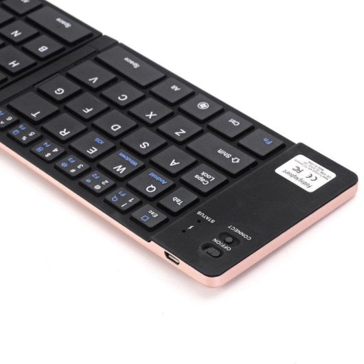 Teclado Royal Bailey GK228 Bluetooth ultradelgado QWERTY inglés
